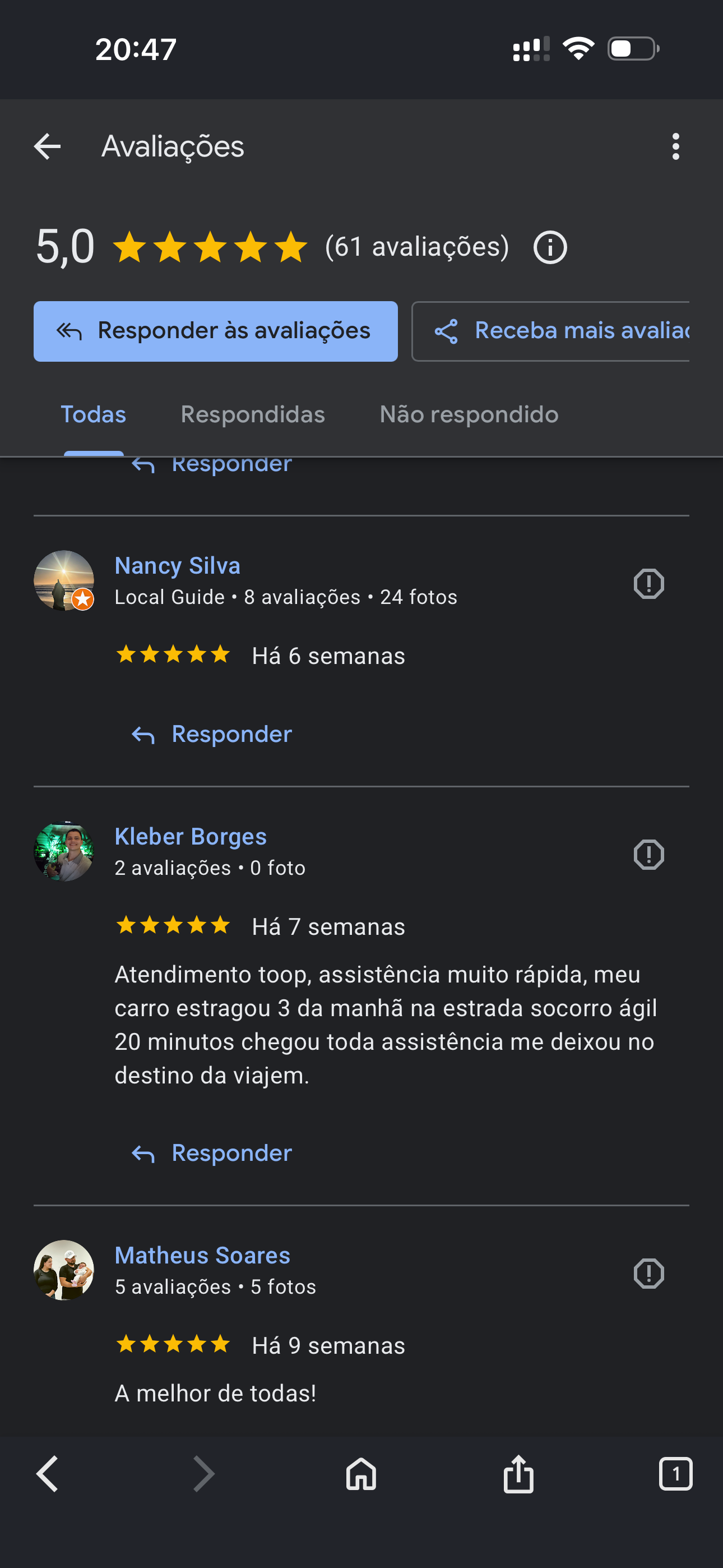 Feedback Real de Associado - Santa Proteção
