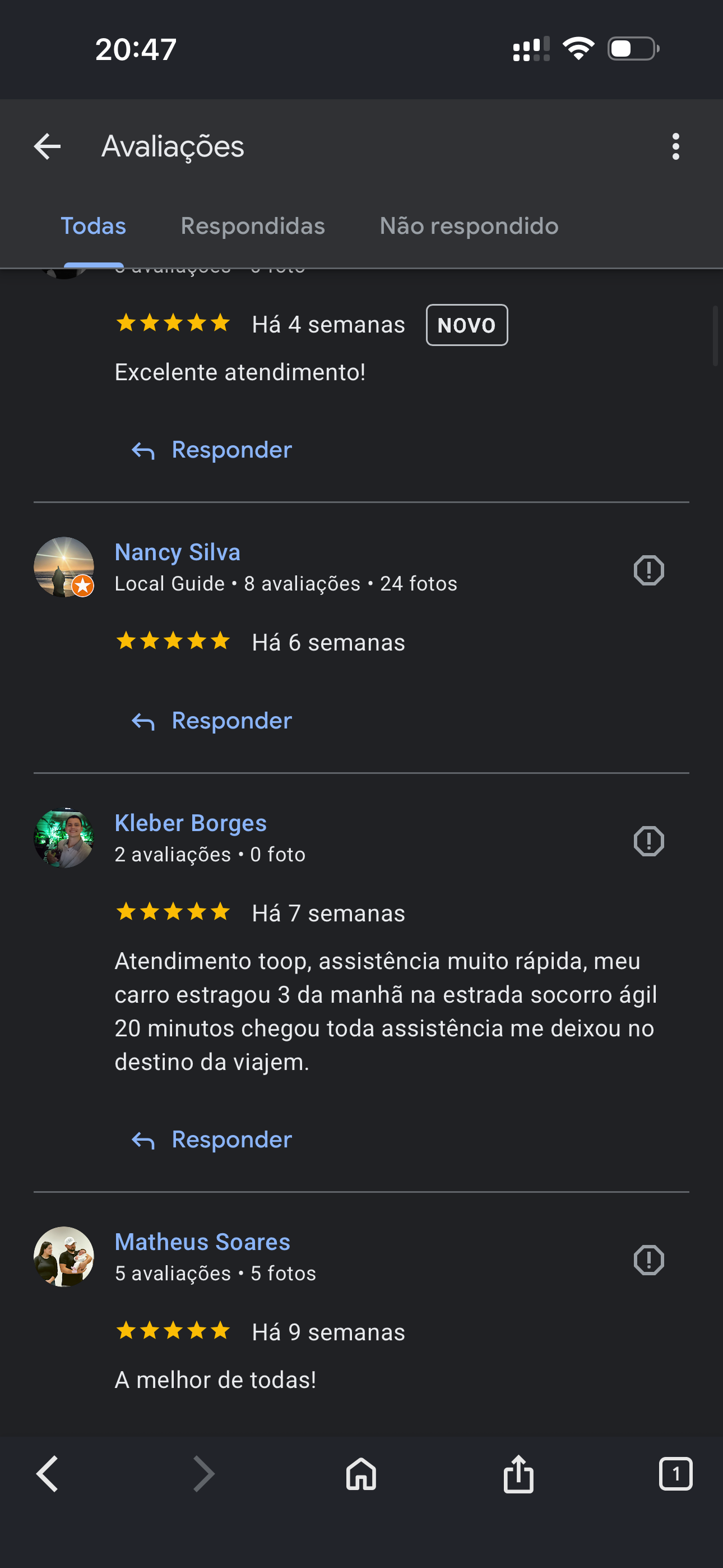 Feedback Real de Associado - Santa Proteção